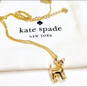 NEW KATE SPADE YO QUIERO TACO CHIHUAHUA NECKLACE